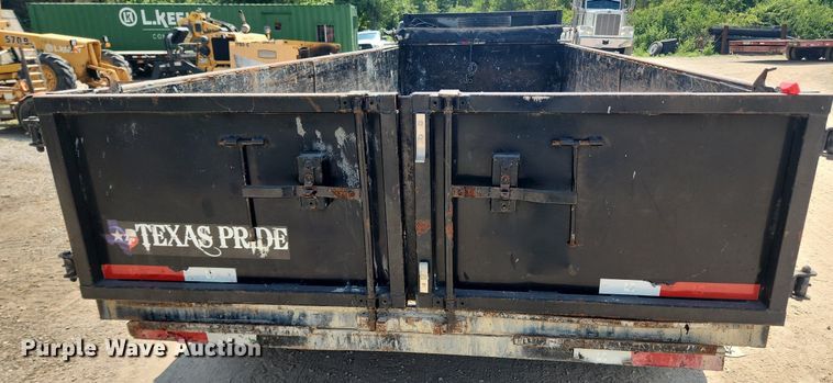 image for item LX9694 2021 Texas Pride  dump trailer