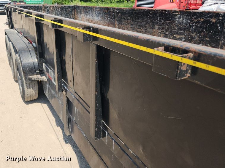 image for item LX9694 2021 Texas Pride  dump trailer