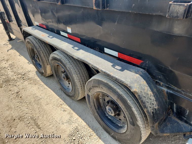 image for item LX9694 2021 Texas Pride  dump trailer