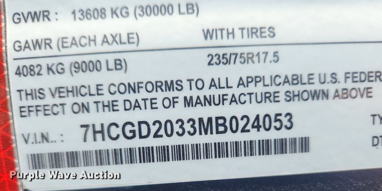 image for item LX9694 2021 Texas Pride  dump trailer