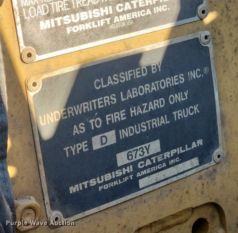 image for item LX9695 Caterpillar DP50K  forklift