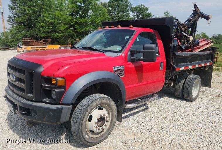 image for item LX9725 2008 Ford F550 Super Duty XL  dump truck