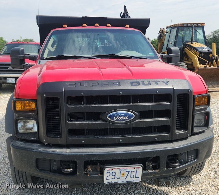 image for item LX9725 2008 Ford F550 Super Duty XL  dump truck