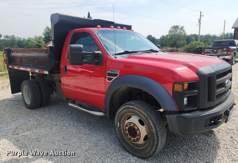 image for item LX9725 2008 Ford F550 Super Duty XL  dump truck