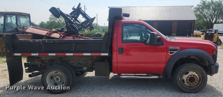 image for item LX9725 2008 Ford F550 Super Duty XL  dump truck