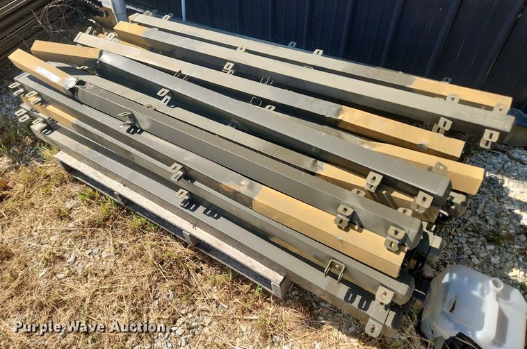 image for item LX9731 (35) 7'8"L metal fence panels