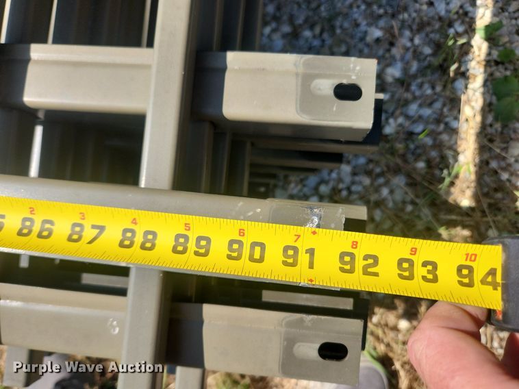 image for item LX9731 (35) 7'8"L metal fence panels