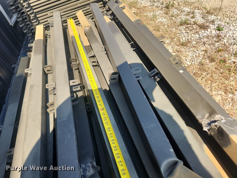 image for item LX9731 (35) 7'8"L metal fence panels