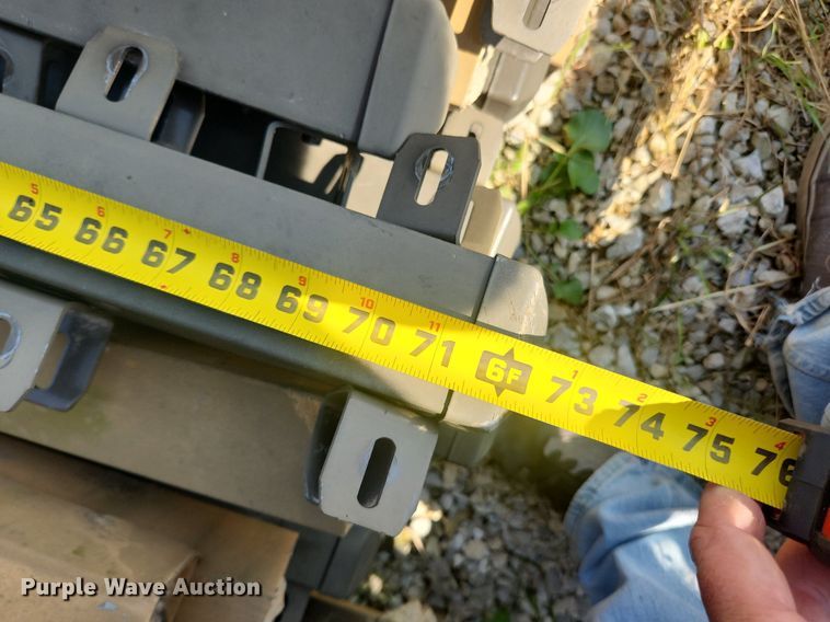 image for item LX9731 (35) 7'8"L metal fence panels