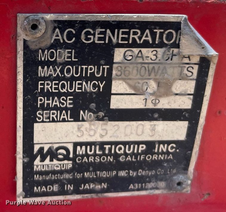 image for item ME9822 (9) generators