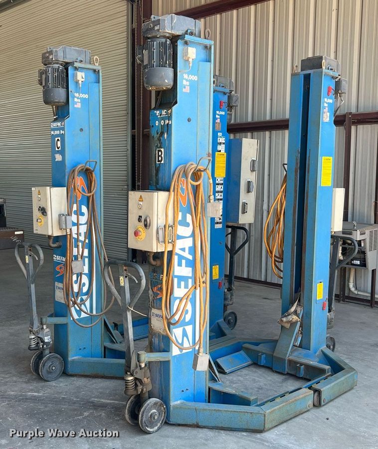 image for item MG9027 2006 Sefac 1200M72  four post automotive lift