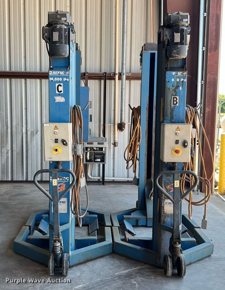 image for item MG9027 2006 Sefac 1200M72  four post automotive lift