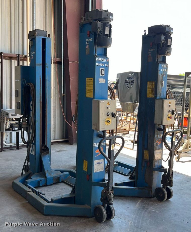 image for item MG9027 2006 Sefac 1200M72  four post automotive lift