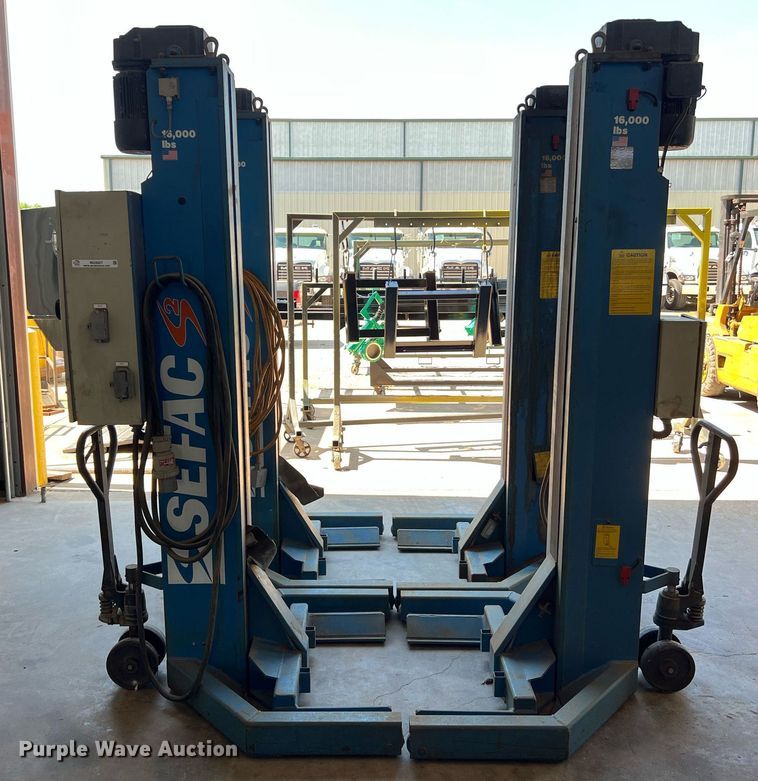 image for item MG9027 2006 Sefac 1200M72  four post automotive lift