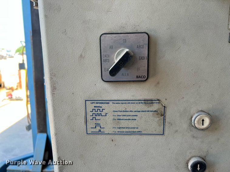 image for item MG9027 2006 Sefac 1200M72  four post automotive lift