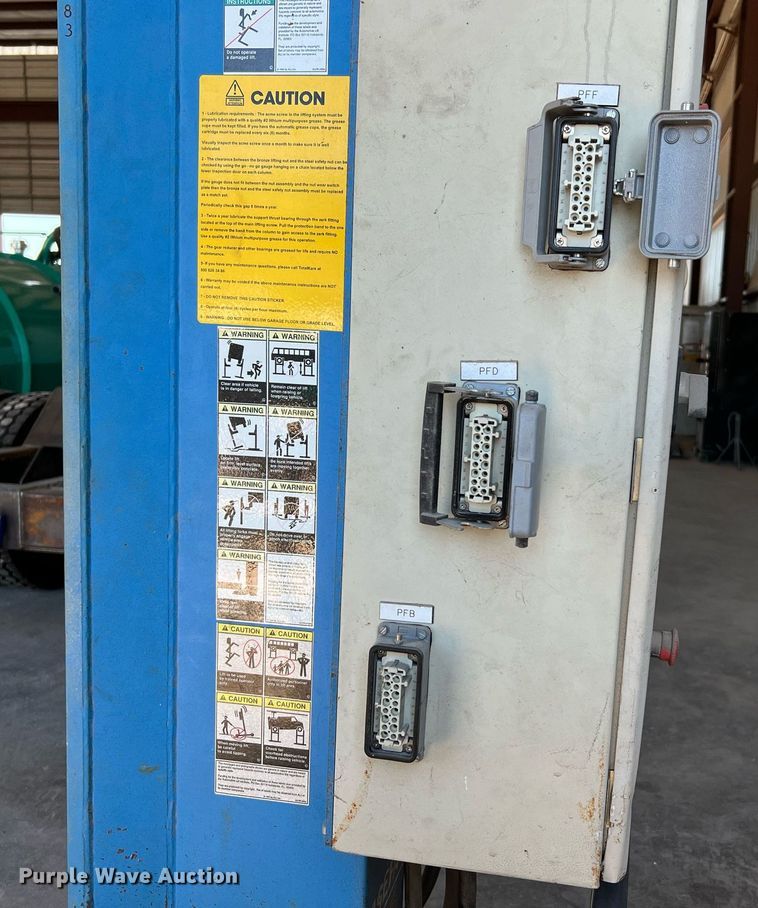 image for item MG9027 2006 Sefac 1200M72  four post automotive lift