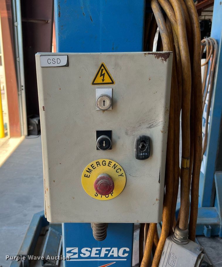 image for item MG9027 2006 Sefac 1200M72  four post automotive lift