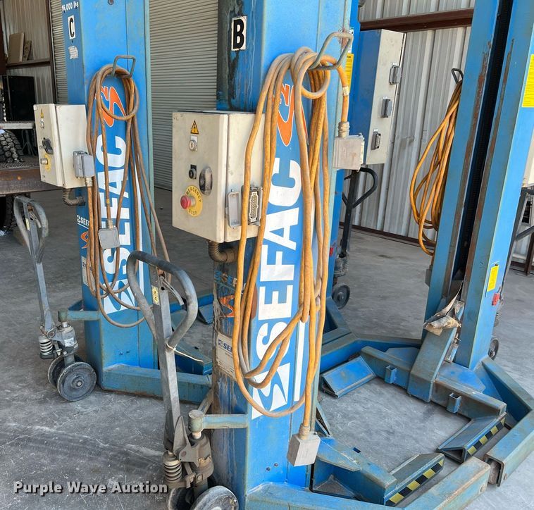 image for item MG9027 2006 Sefac 1200M72  four post automotive lift