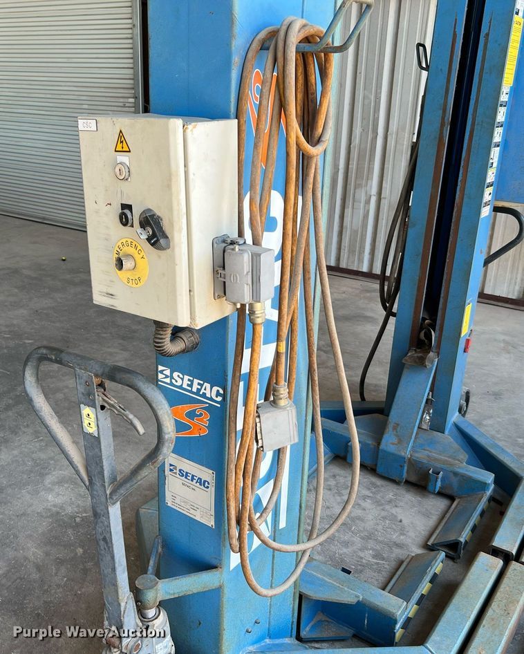image for item MG9027 2006 Sefac 1200M72  four post automotive lift