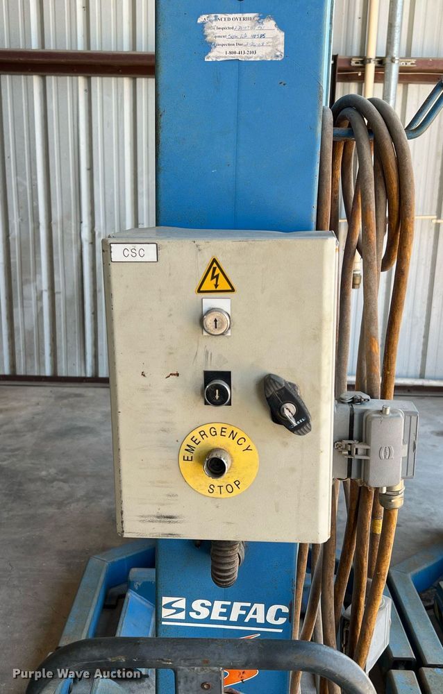 image for item MG9027 2006 Sefac 1200M72  four post automotive lift