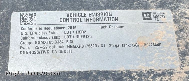 image for item MR9109 2016 GMC Sierra 1500  Crew Cab pickup truck