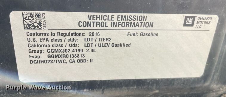 image for item MS9789 2016 GMC Terrain  SUV