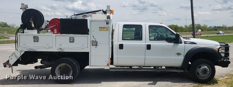 image for item MW9728 2012 Ford F550 Super Duty XL  Crew Cab utility / service truck