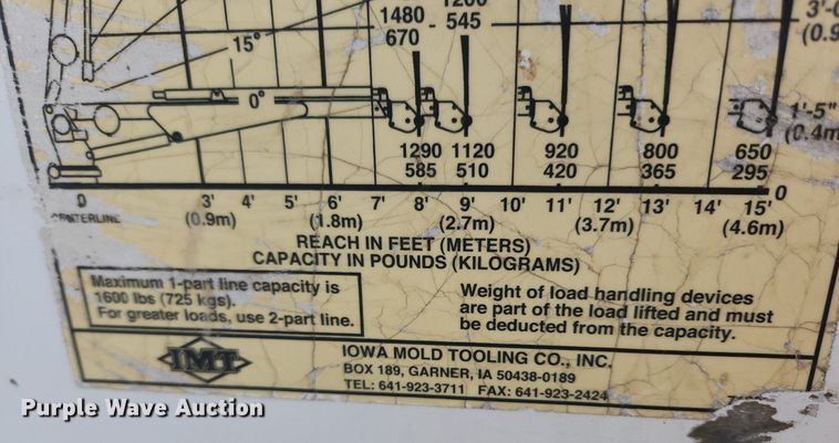 image for item MW9728 2012 Ford F550 Super Duty XL  Crew Cab utility / service truck