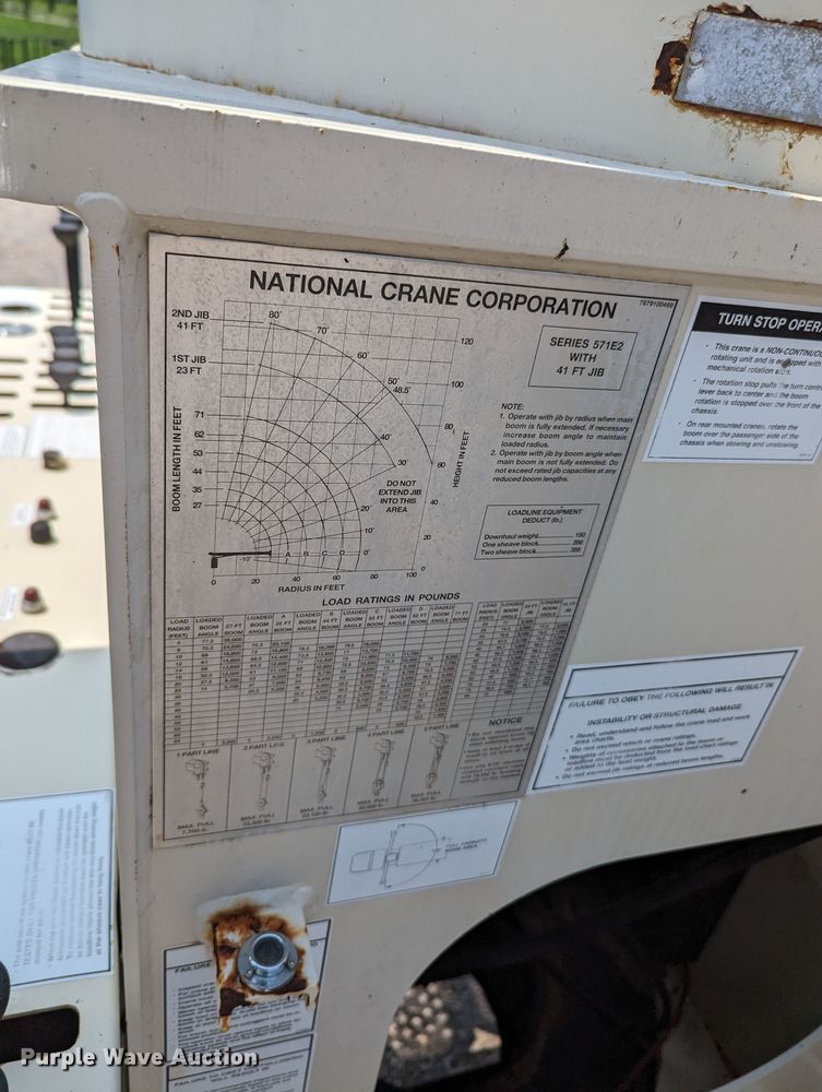 image for item MX9309 2008 Ford F750 Super Duty  crane truck