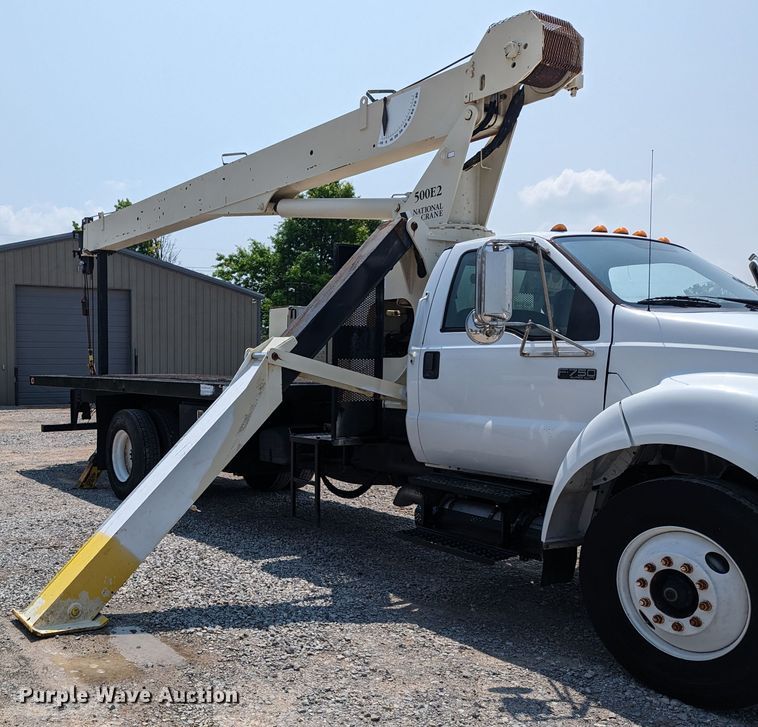 image for item MX9309 2008 Ford F750 Super Duty  crane truck