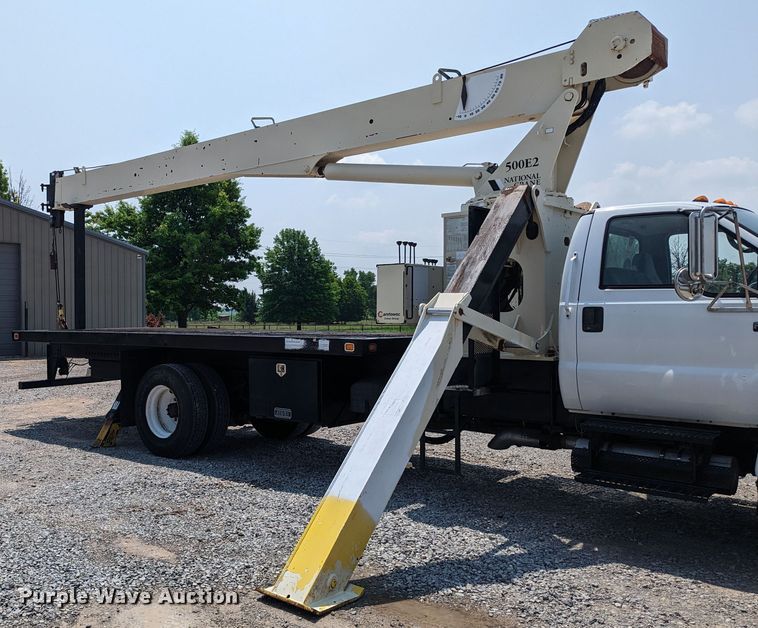 image for item MX9309 2008 Ford F750 Super Duty  crane truck