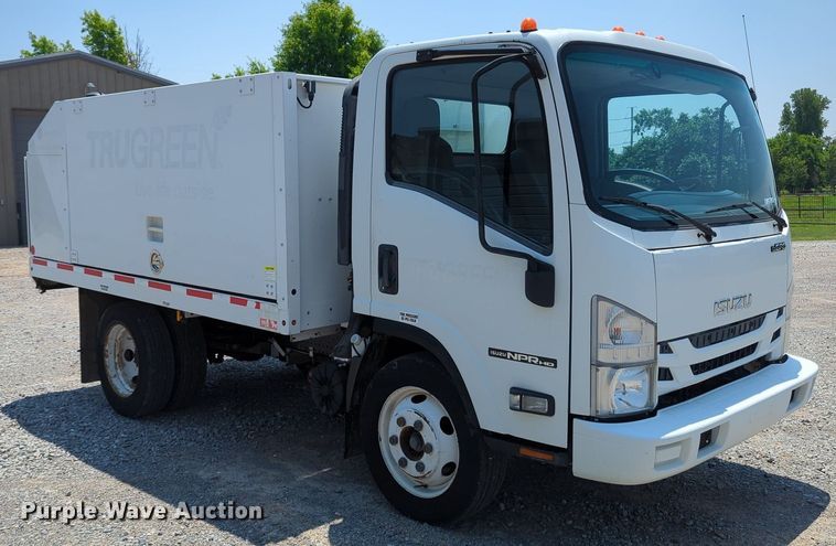 image for item MX9323 2016 Isuzu NPR HD  landscaping truck