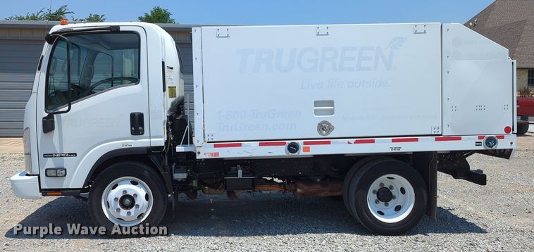 image for item MX9323 2016 Isuzu NPR HD  landscaping truck