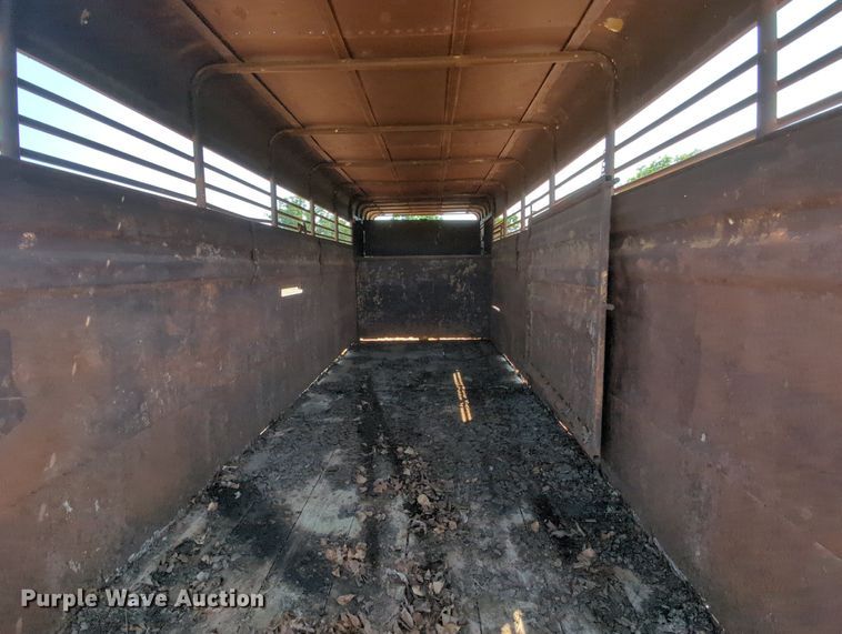 image for item MY9325 Shop built  livestock trailer