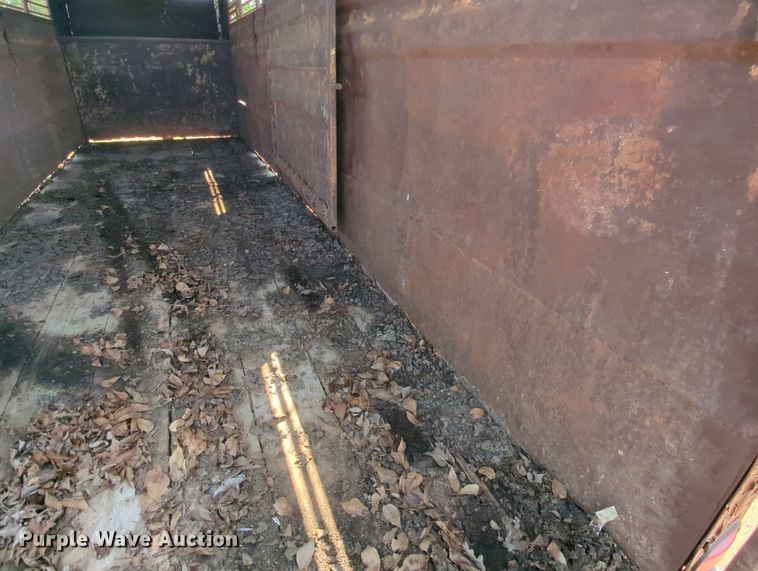 image for item MY9325 Shop built  livestock trailer