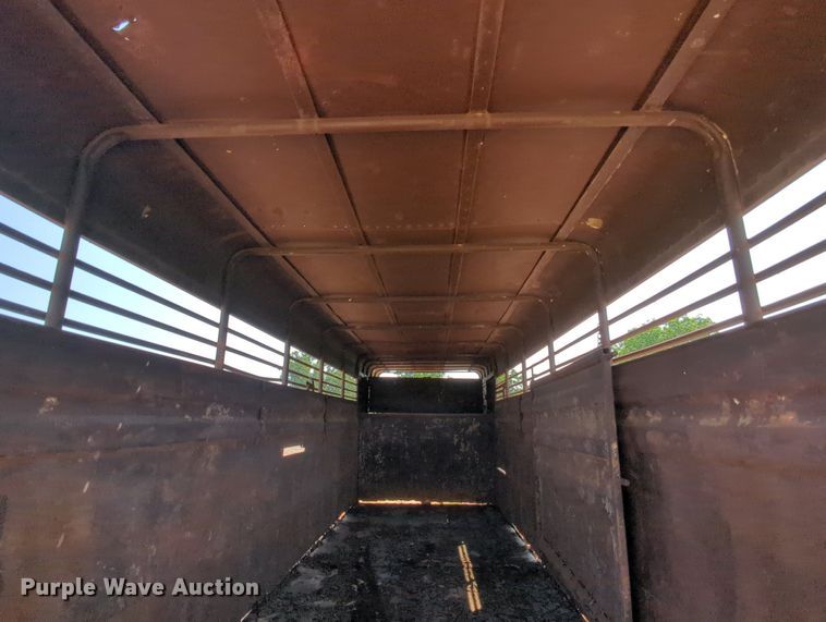 image for item MY9325 Shop built  livestock trailer