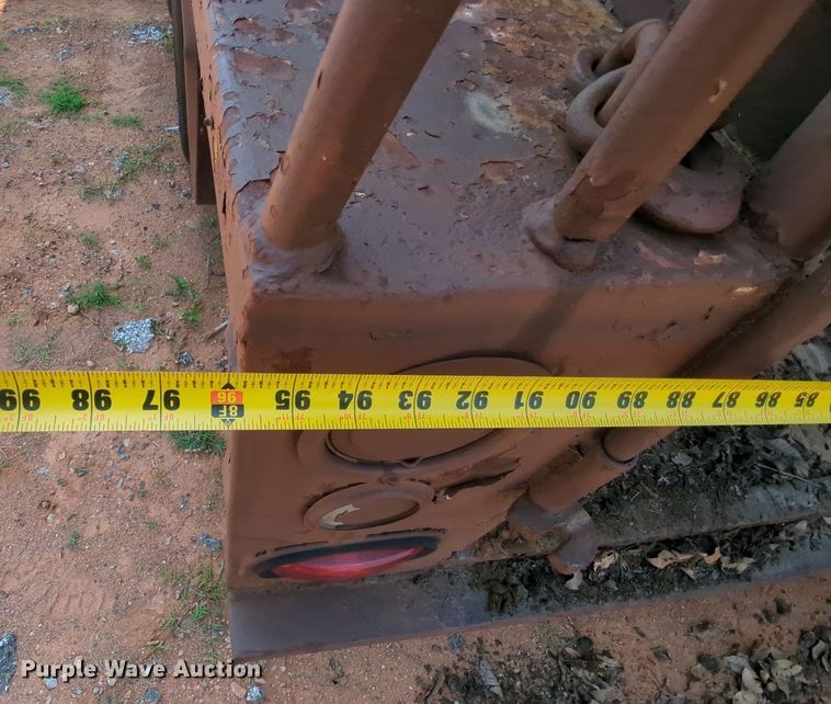 image for item MY9325 Shop built  livestock trailer