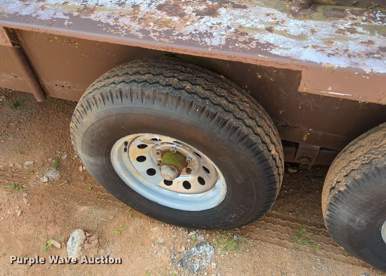 image for item MY9325 Shop built  livestock trailer