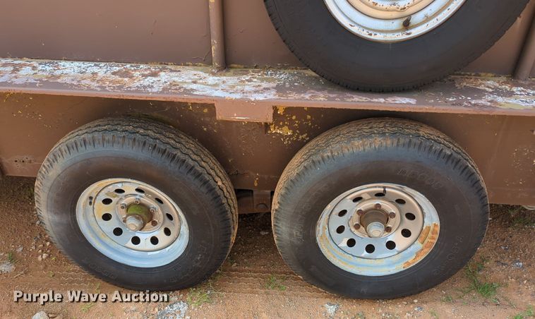 image for item MY9325 Shop built  livestock trailer