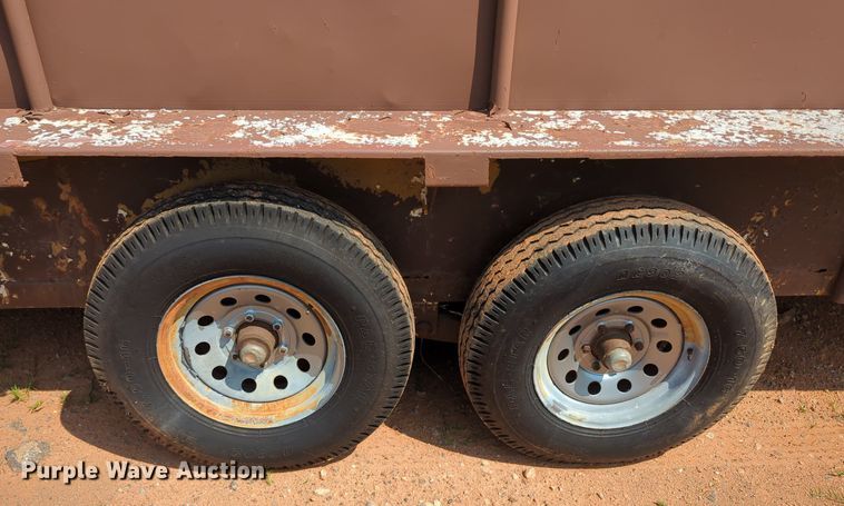 image for item MY9325 Shop built  livestock trailer