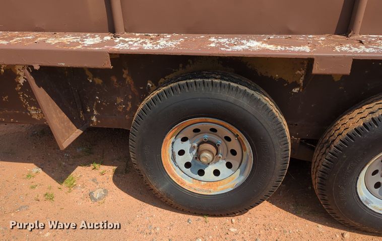 image for item MY9325 Shop built  livestock trailer