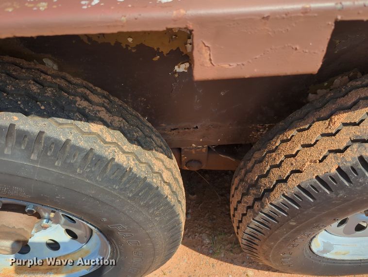 image for item MY9325 Shop built  livestock trailer