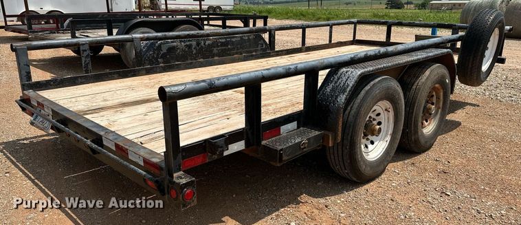 image for item OG9080 2013 Big Tex 12PI-16BK  utility trailer