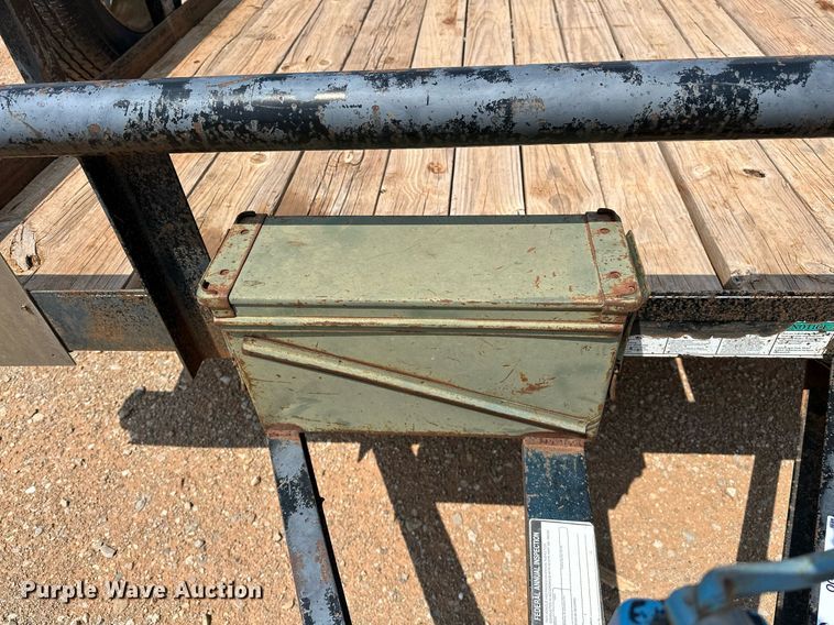 image for item OG9080 2013 Big Tex 12PI-16BK  utility trailer