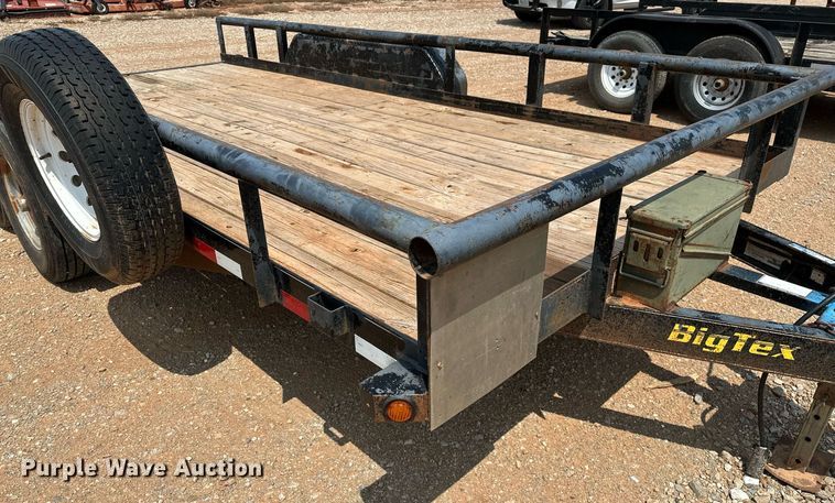 image for item OG9080 2013 Big Tex 12PI-16BK  utility trailer