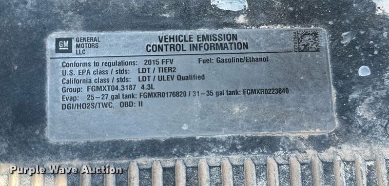 image for item OG9086 2015 Chevrolet Silverado 1500  Double Cab pickup truck