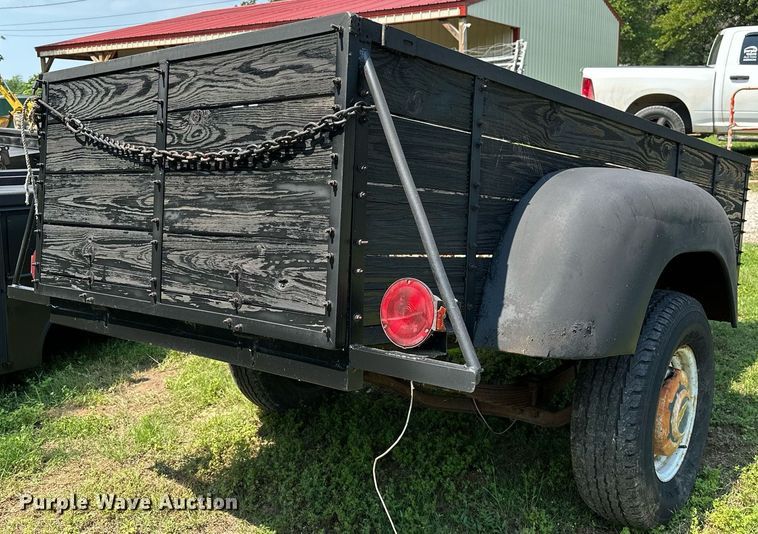 image for item OG9101 Shop built  utility trailer