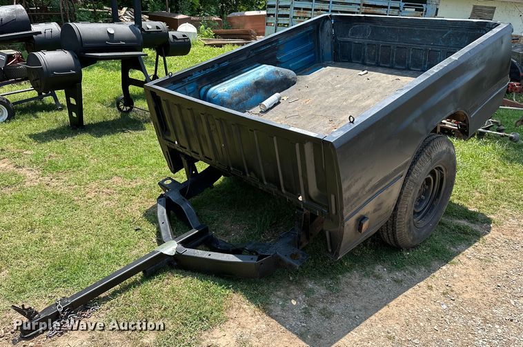 image for item OG9102 Shop built  pickup truck bed trailer