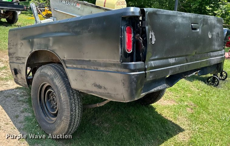 image for item OG9102 Shop built  pickup truck bed trailer