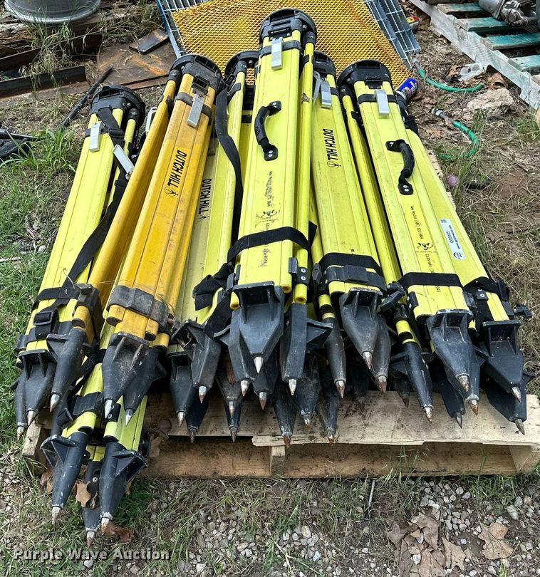 image for item OG9105 Approximately 10 surveying tri-pods